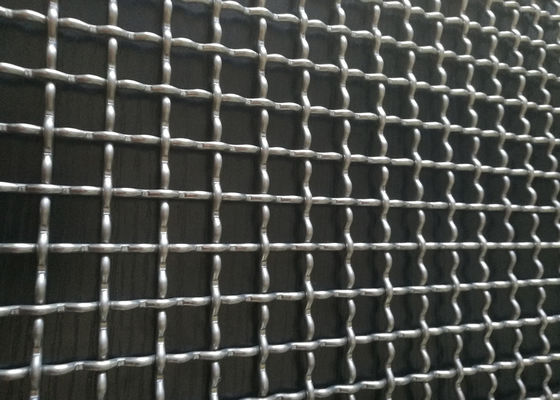 Galvanized Steel Industrial Crimped Wire Mesh Anti Corrosion Sturdy Structure