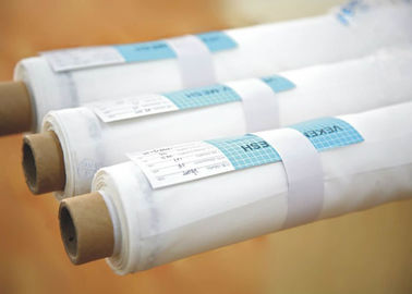 Weißes Farb-Polyester-Müllergaze, Hochspannungs-Siebdruck-Maschen-Material