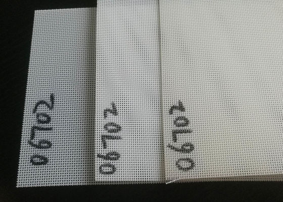 Gewundenes weißes 2cm Polyester Mesh Belt For Paper Pulps
